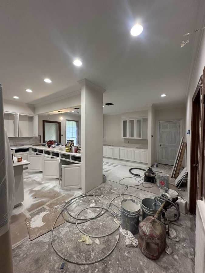 Kitchen renovation in progress